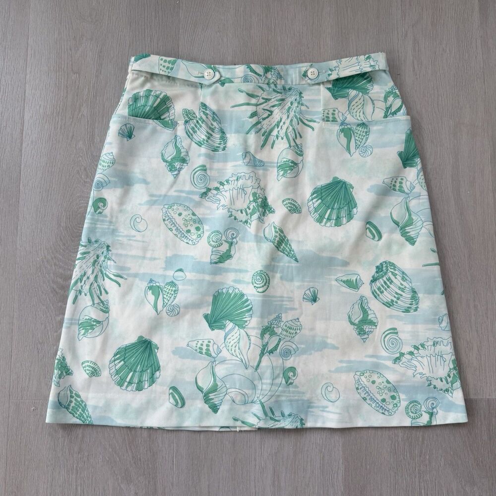 Quantum Sportswear Vintage Shell Golf Tennis Skort Skirt Athletic Casual Size 8